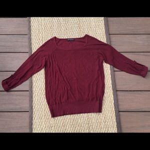 Maroon Sweater.